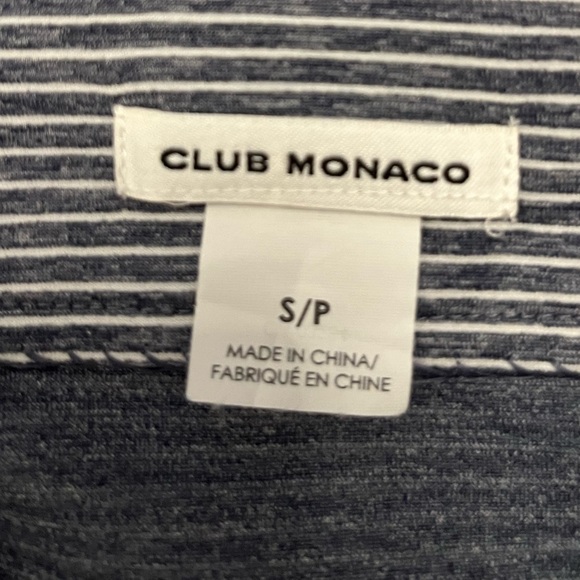 Club Monaco Blue & White Striped Skirt - Picture 2 of 2